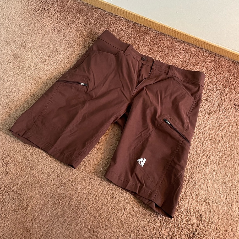 Eddie Bauer Brown and Gray Shorts First Ascent Series